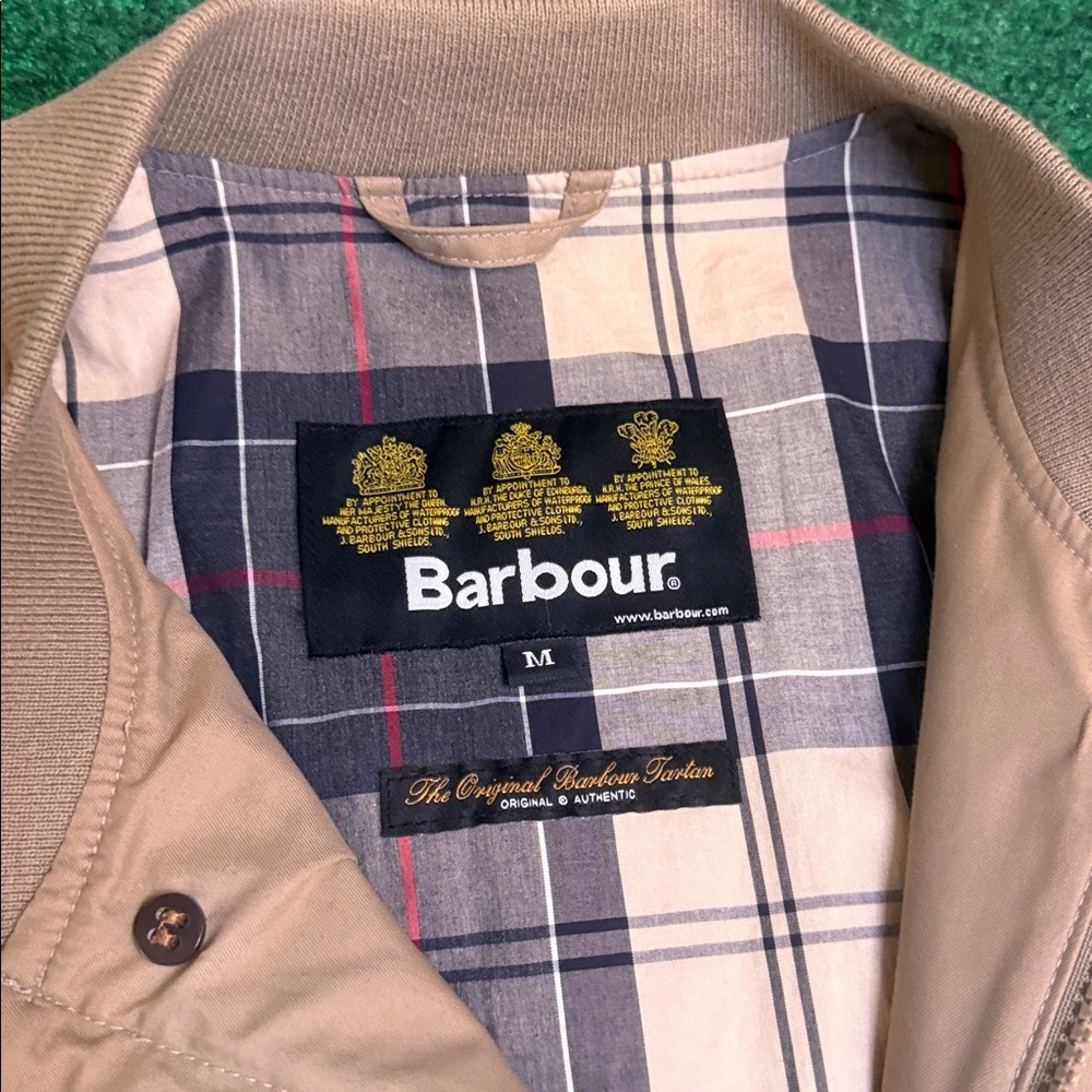 Barbour Bromar/ Weatherproof Men's Trench Overcoat/Jacket (Tan / Size Medium) - Picture 2 of 7